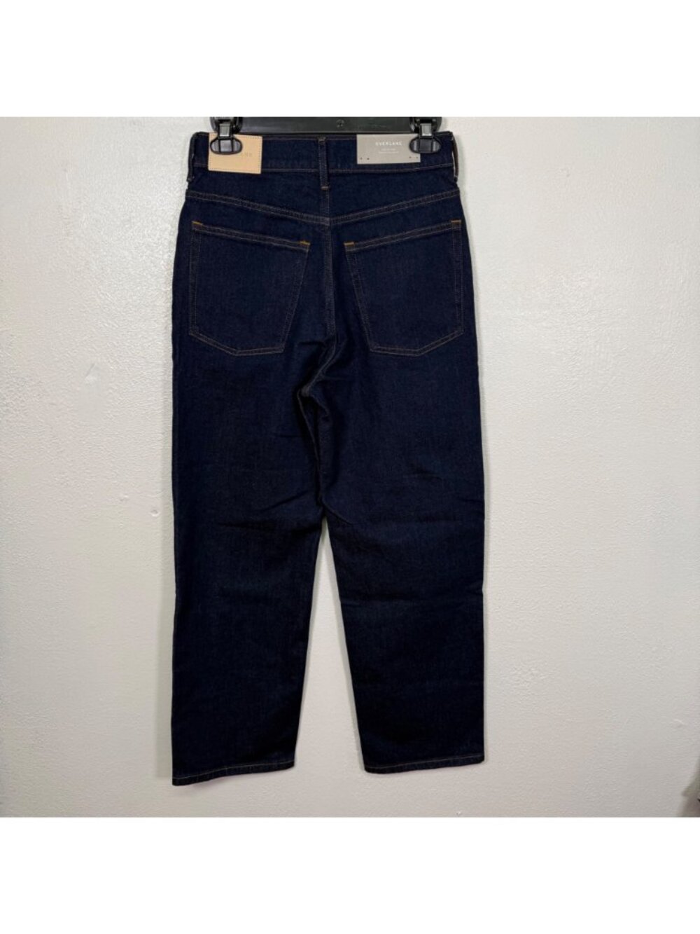 Everlane Womens High-Waisted Ankle Jeans Pure Blue Size 26 Organic Cotton Blend - Picture 12 of 15